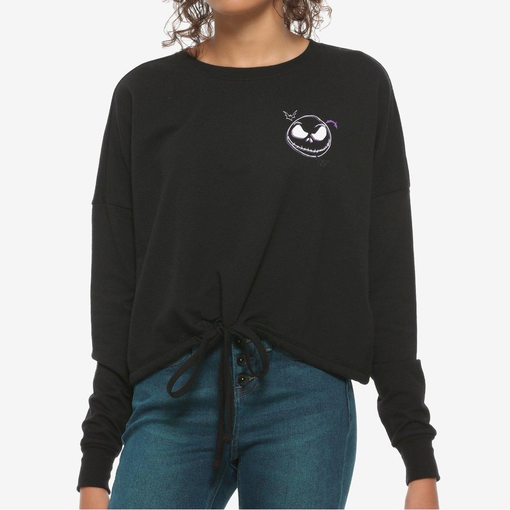 The Nightmare Before Christmas Halloween Town Long-Sleeve Drawstring T-Shirt